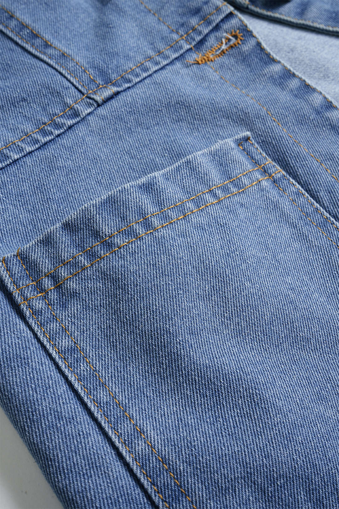Koyu Lacivert Düğmeli Süperpremium Denim Kumaş Yelek