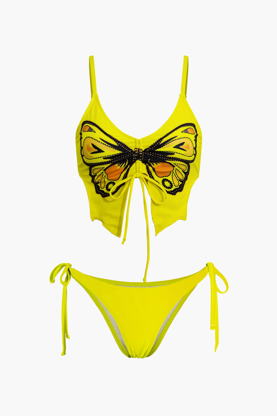 Kelebek Desenli Bikini Seti