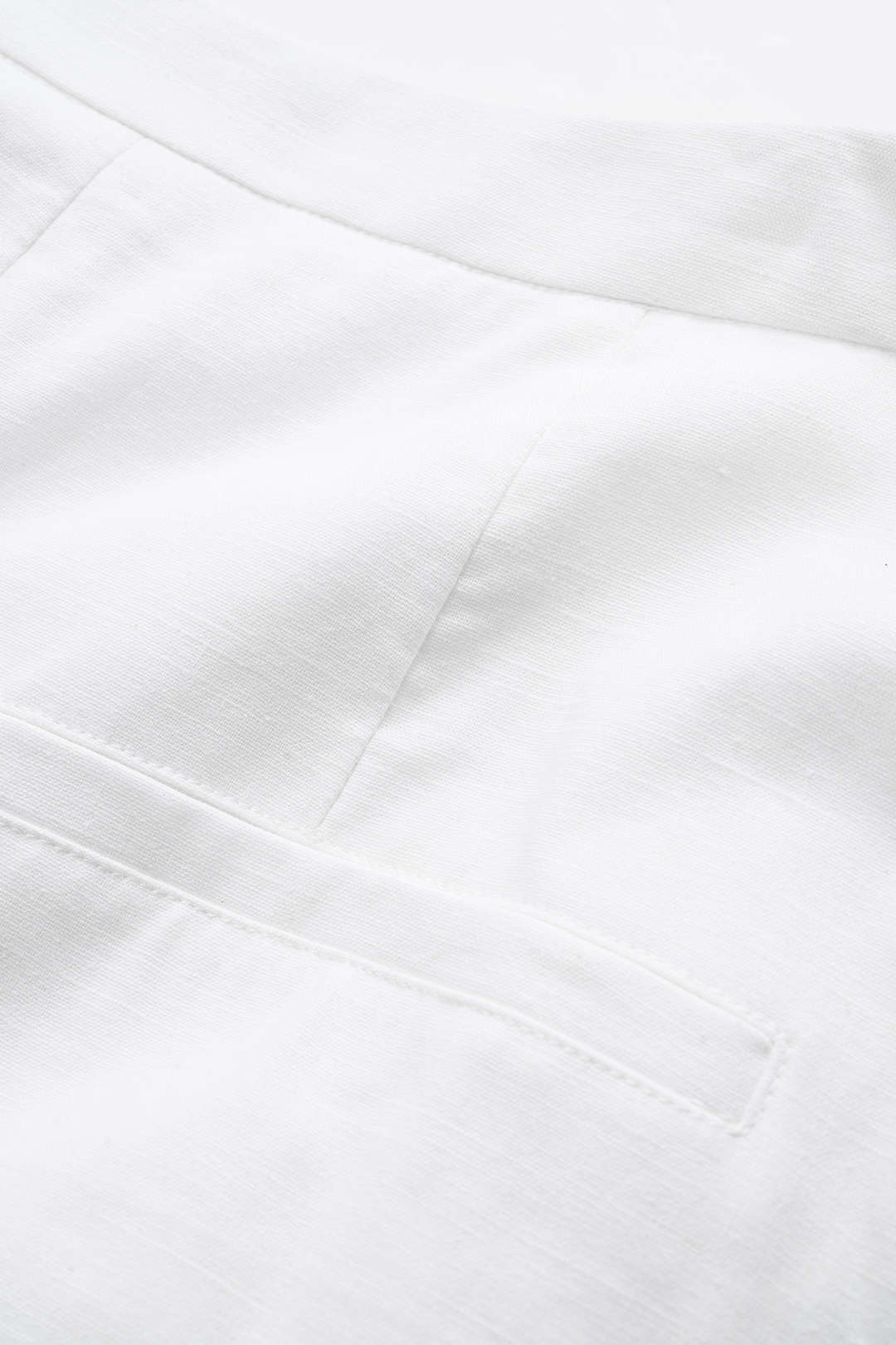 Keten Düz Varil Pantolonları