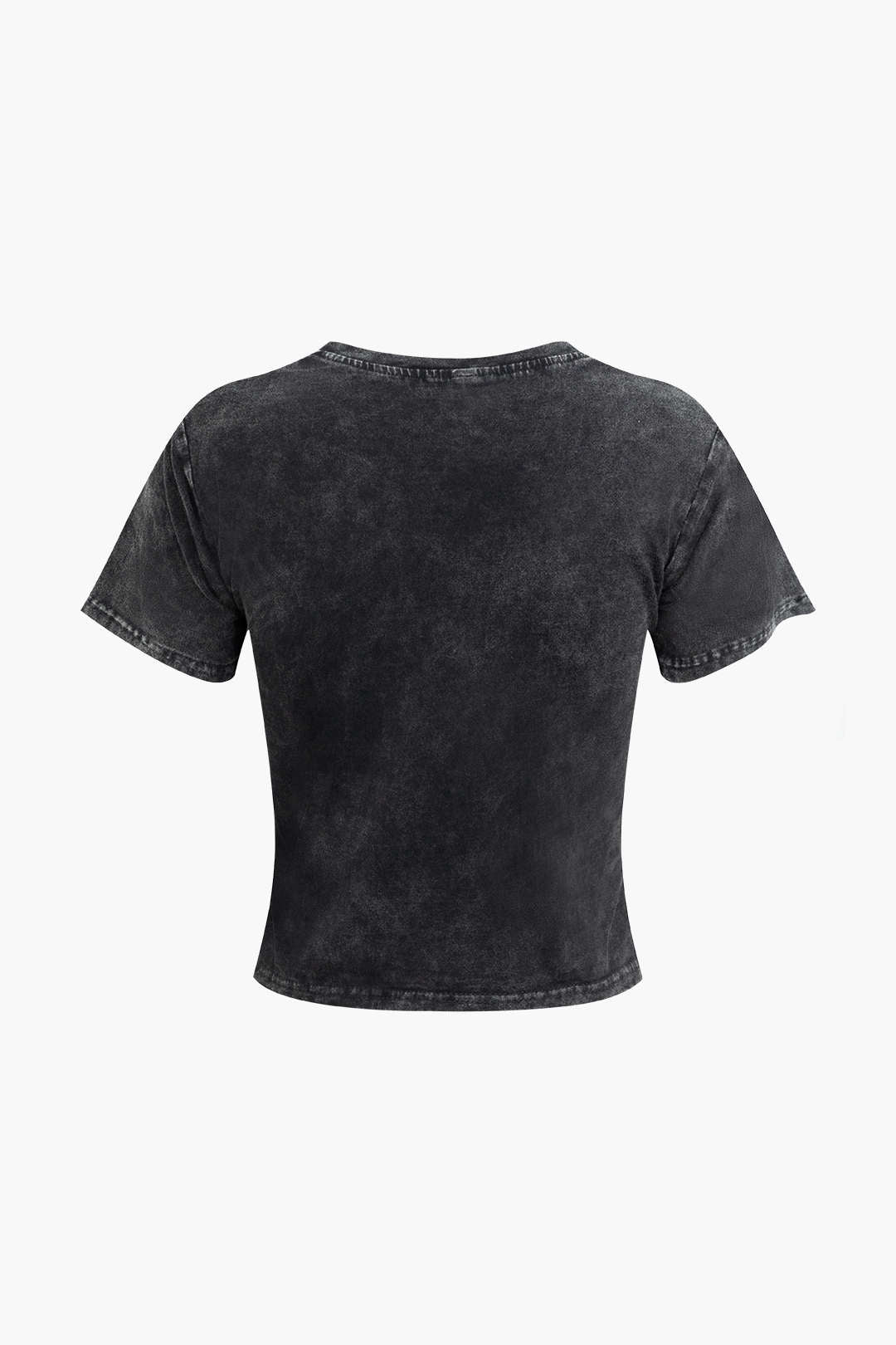 Basic Retro Yuvarlak Yaka Tişört