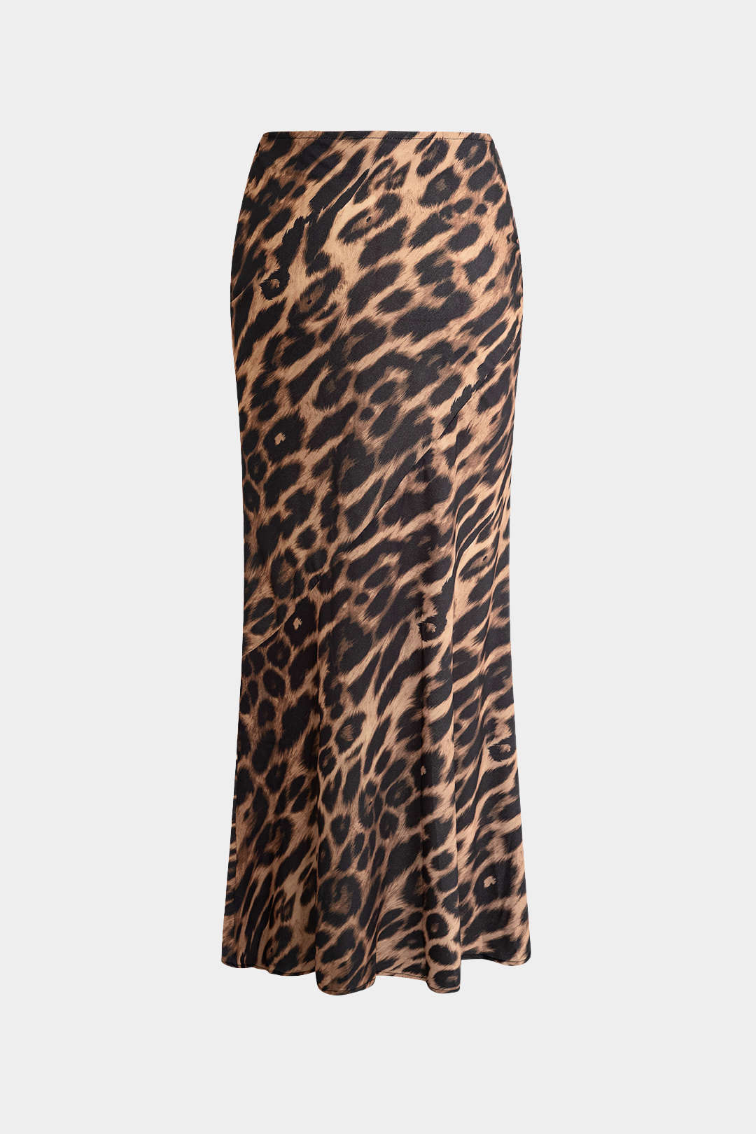 Leopar Desenli İhtişamlı Etek