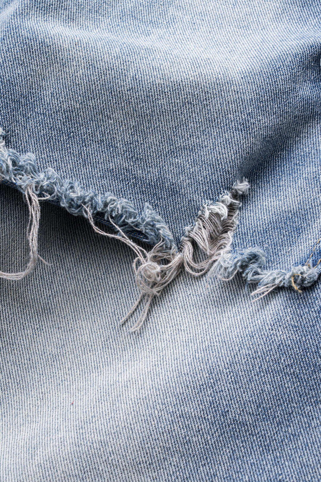 Çivit Mavisi Patchwork Desenli Denim Kumaş Yaka Ceket