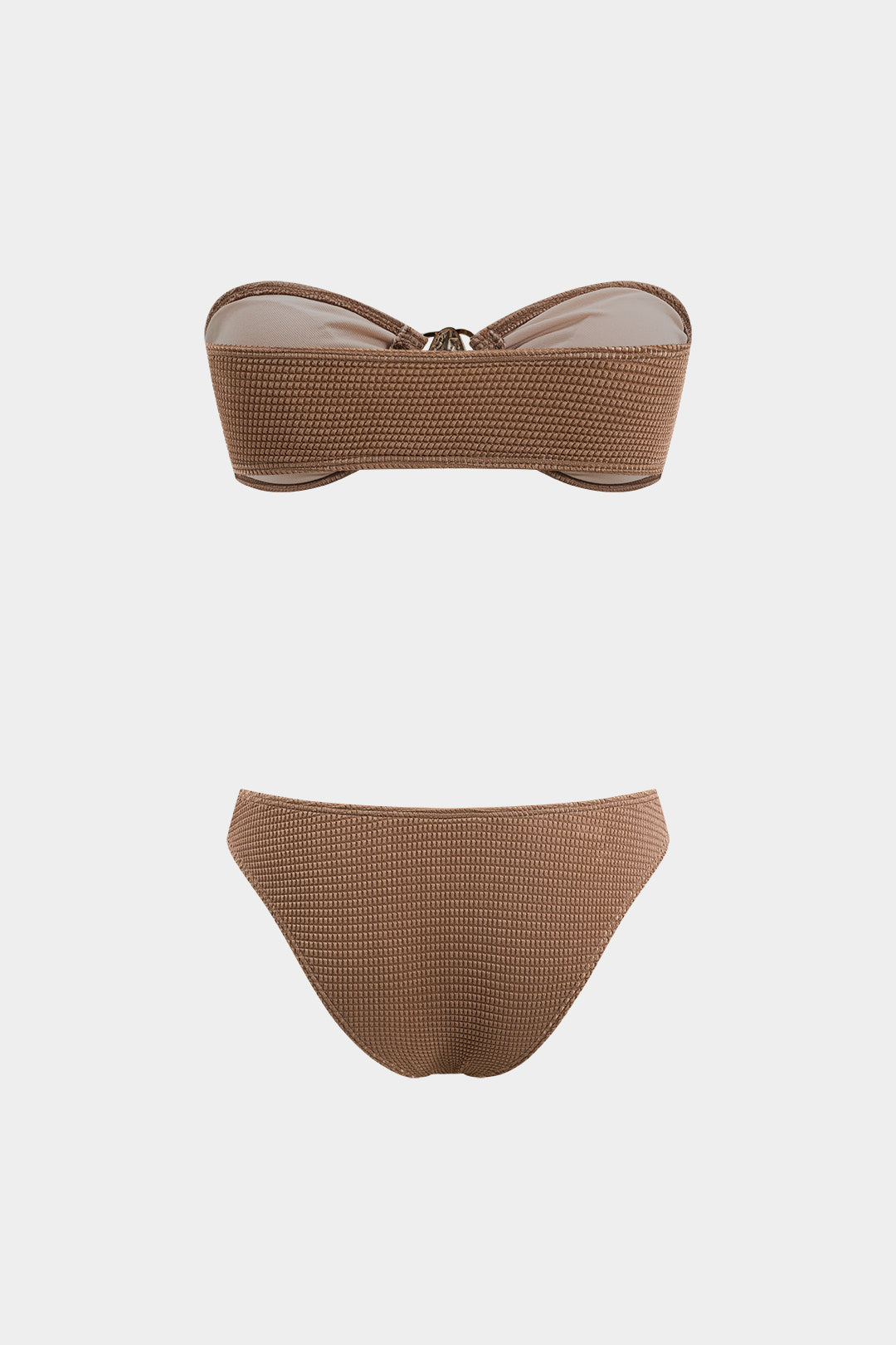 Metallic Dekor Bikini Ve Cover Up Seti