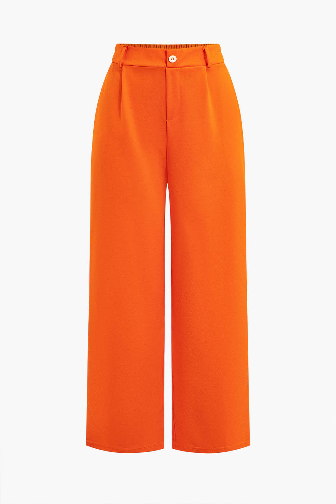Basic Düz Kolsuz Bluz ve Düz Paça Pantolon Takımı