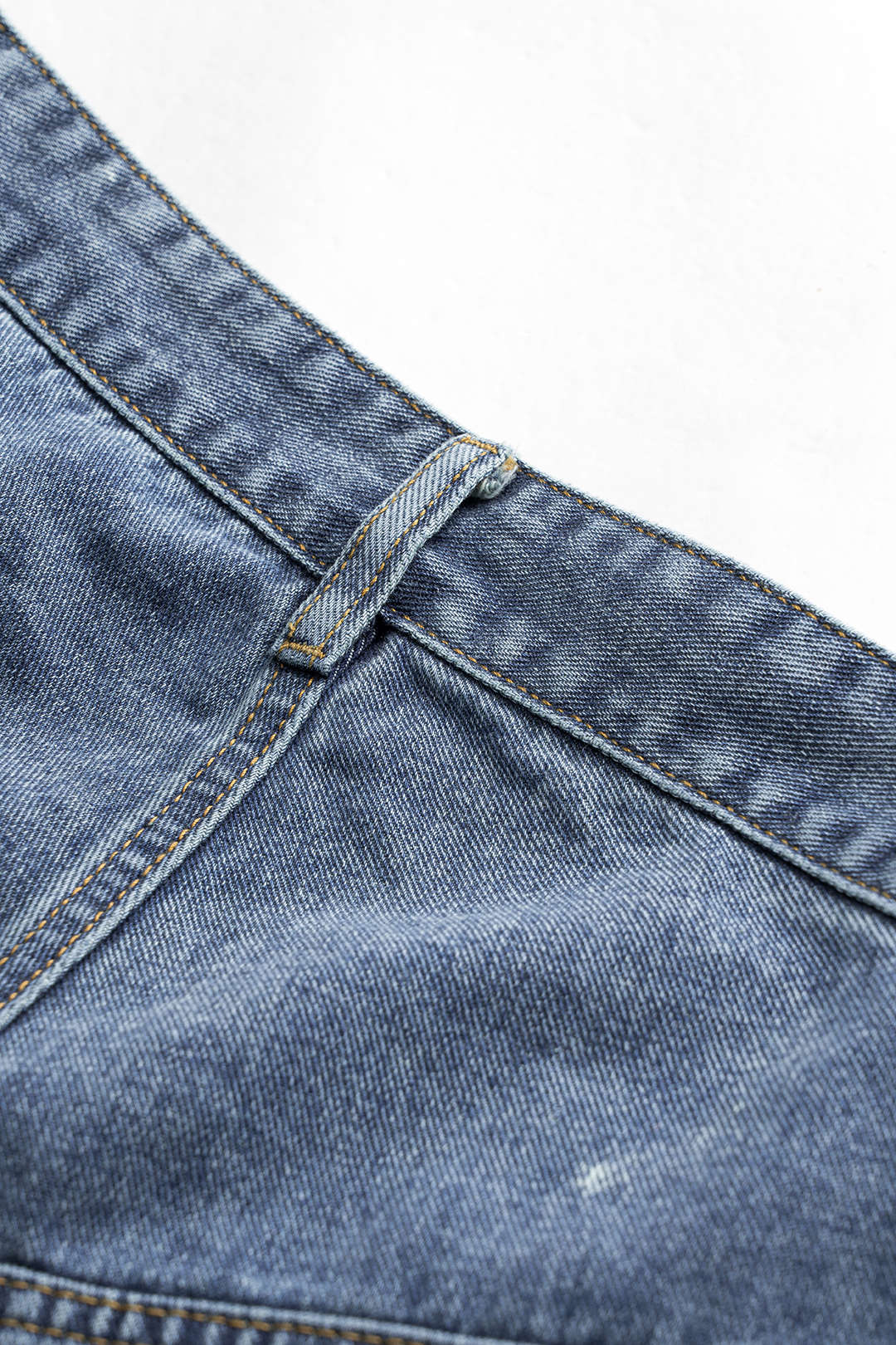 Denim Asimetrik Yüksek Bel Jean