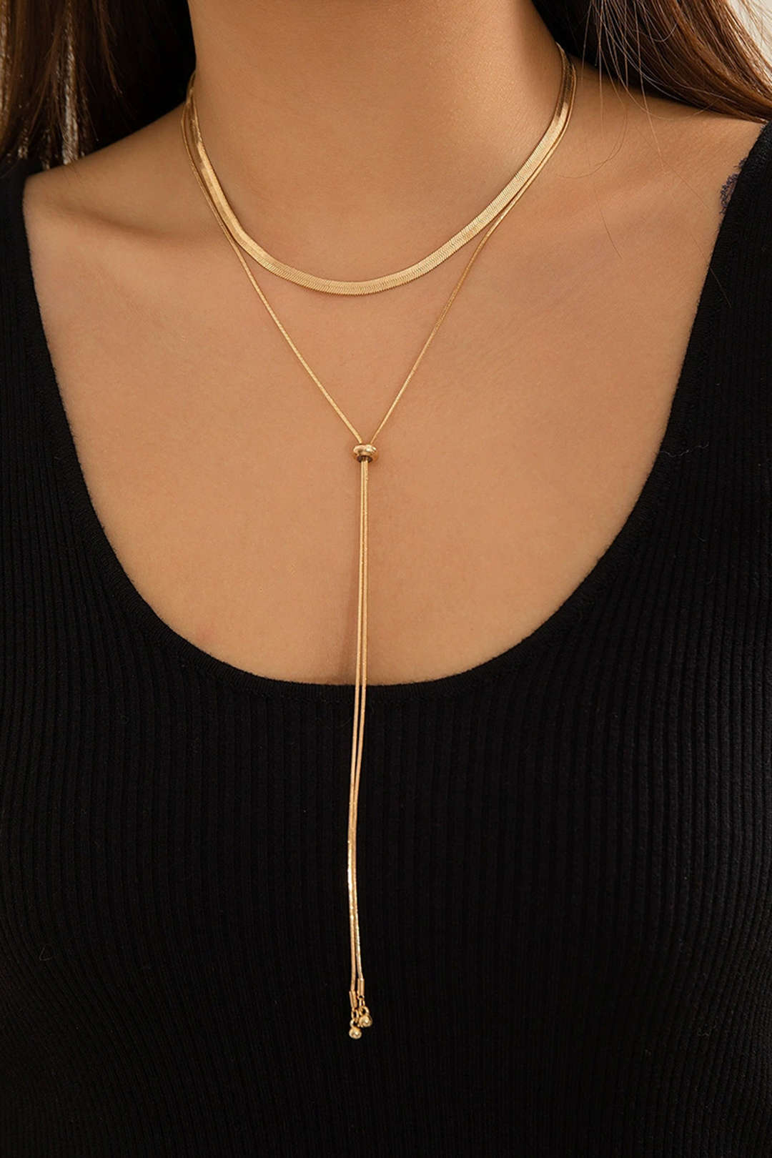 Metal Zincir Choker Kolye
