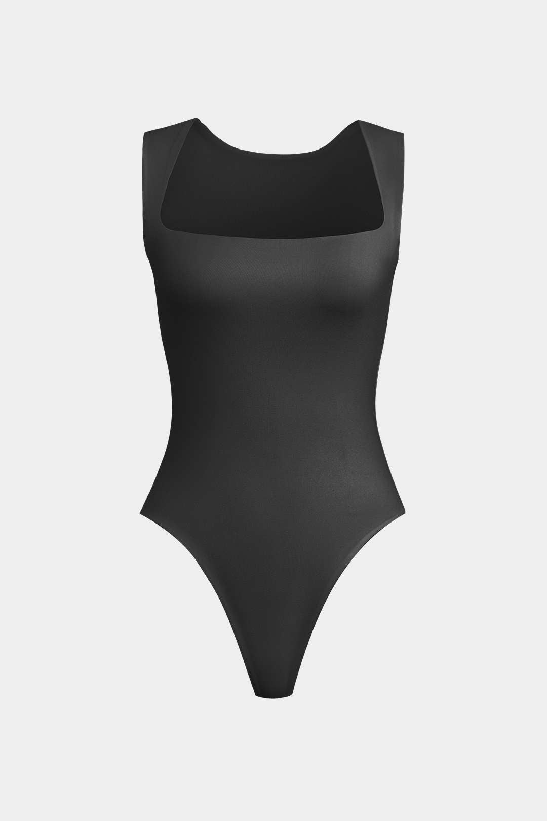 Sade Temel Kare Yaka Bodysuit